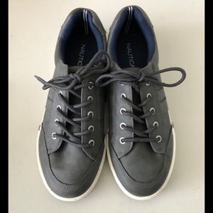 Nautica Charcoal Gray Sneakers